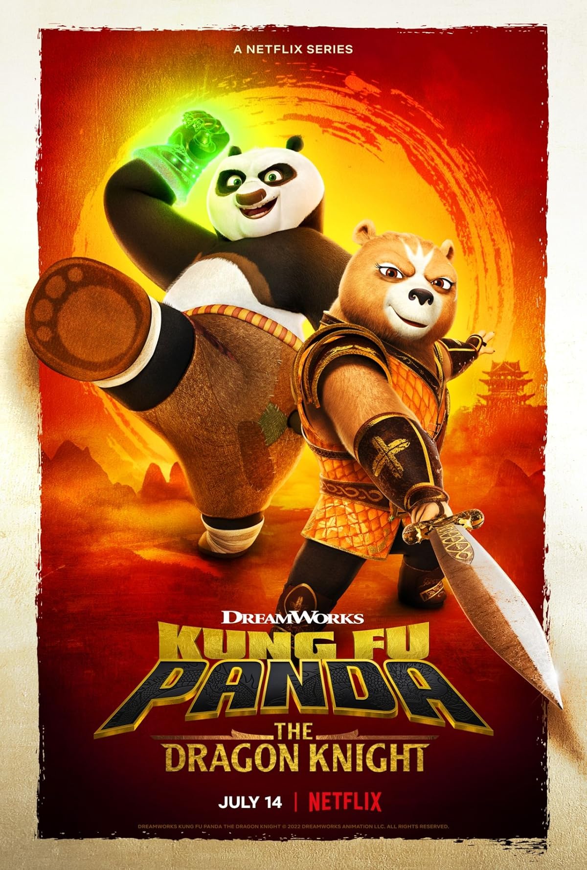 پوستر سریال Kung Fu Panda The Dragon Knight