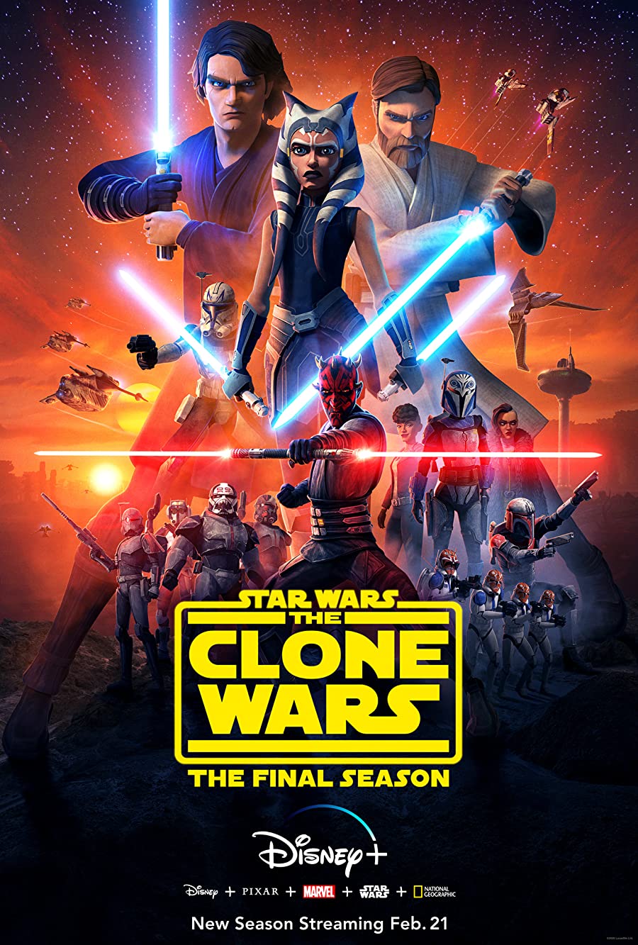 پوستر سریال Star Wars The Clone Wars