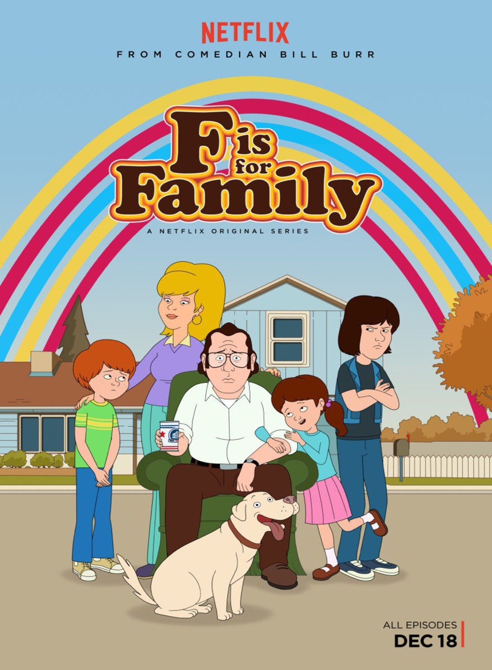 پوستر سریال F Is For Family