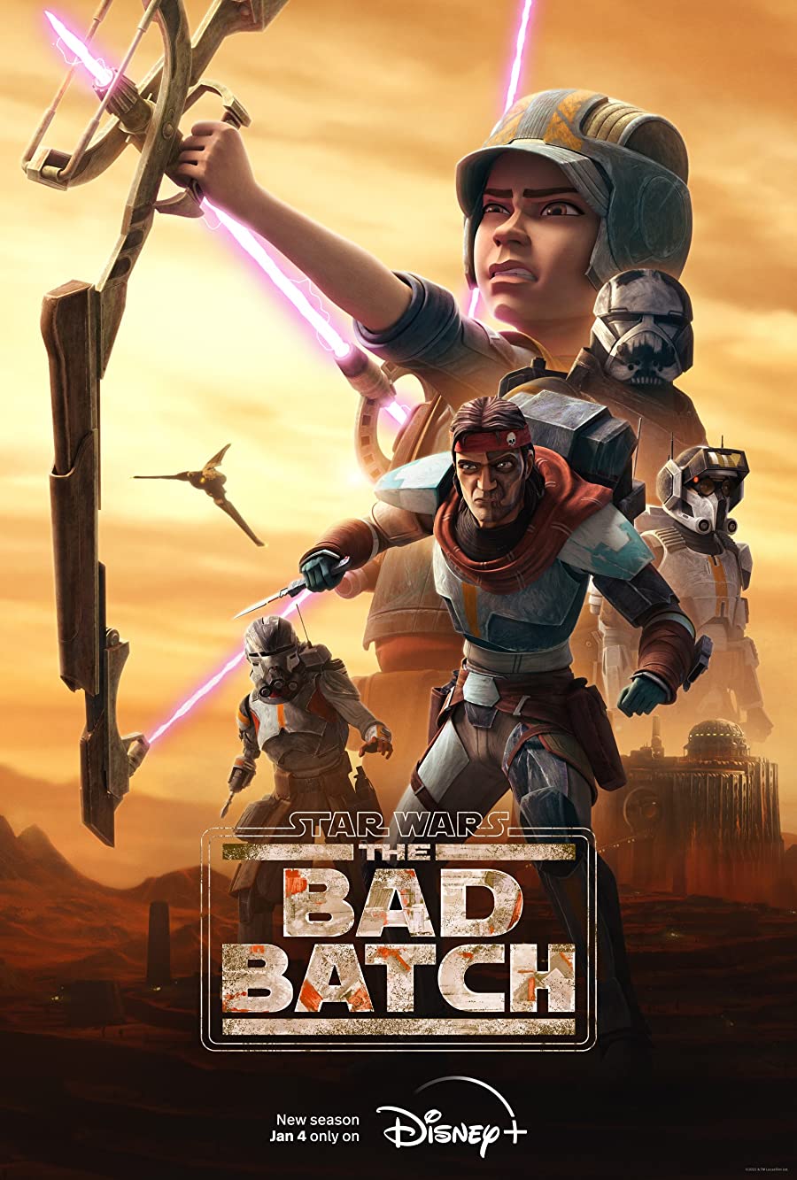پوستر سریال Star Wars The Bad Batch
