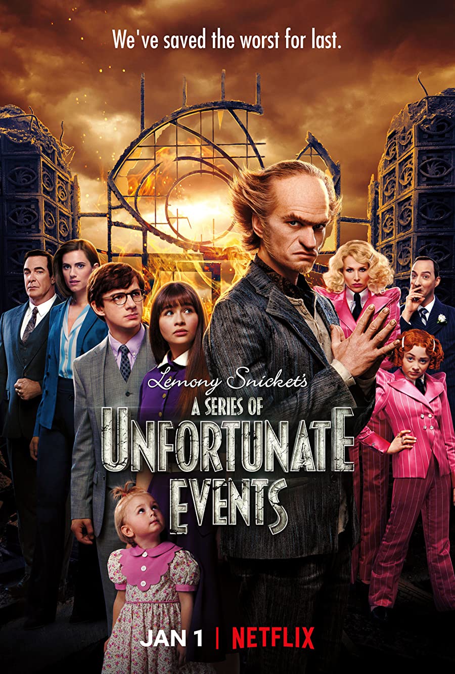 پوستر سریال A Series Of Unfortunate Events