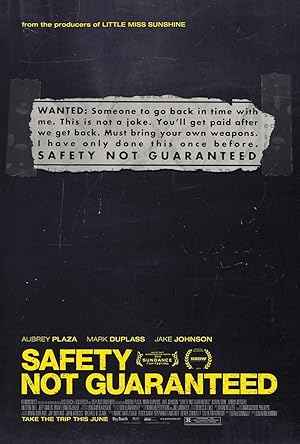پوستر فیلم Safety Not Guaranteed